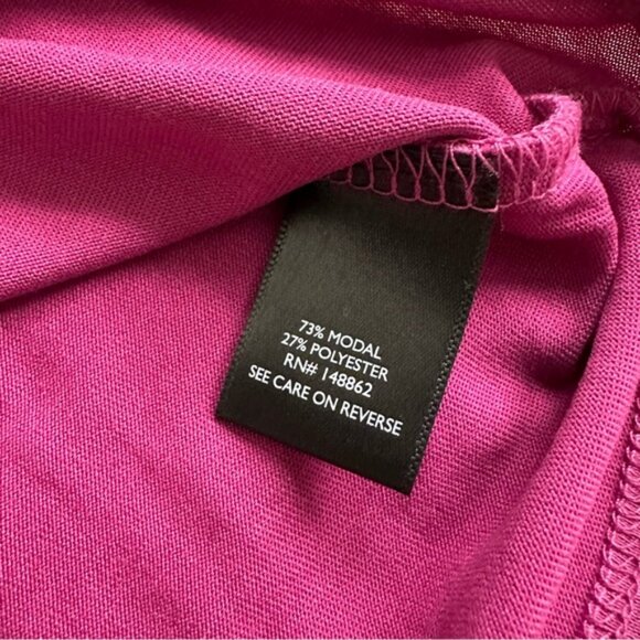 Torrid | Purple Knit Cupro High Neck Twist Top | Size 1X - Picture 6 of 10